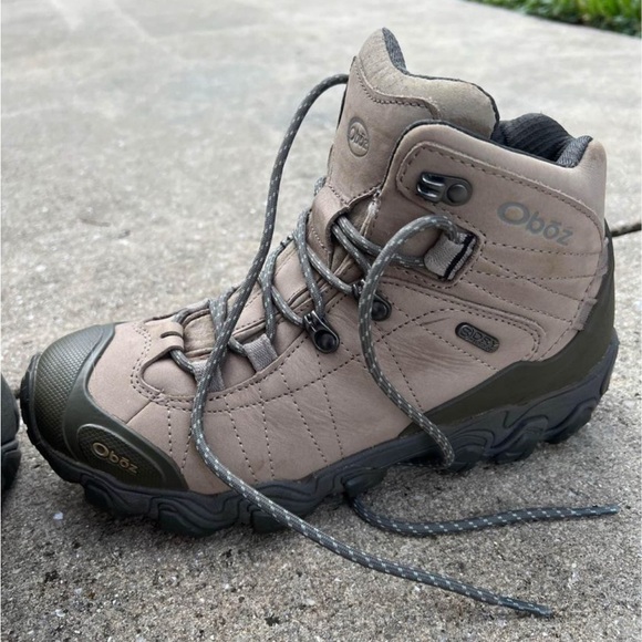 Womens Oboz Bridger Mid waterproof hiking boots 8.5 - boots run small - Picture 3 of 4